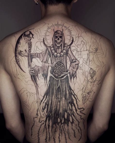 tattoos grim reaper